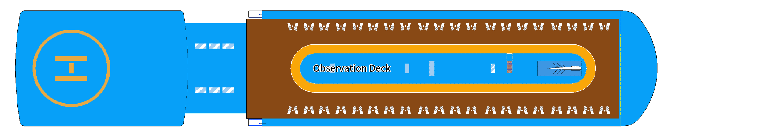 China Goddess No.3 cruise ship deck plan D7