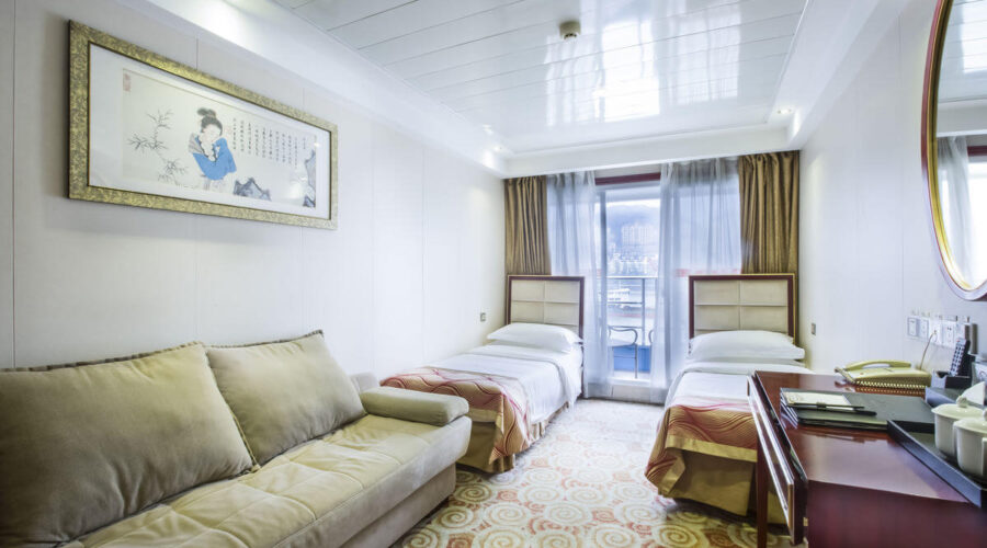 Standard Balcony Cabin onboard China Goddess 1 Cruise Ship